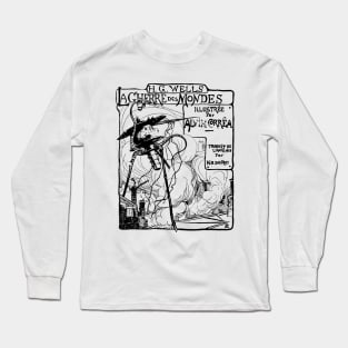 War of the Worlds 1906 Print Ad Illustration (Light Garment) Long Sleeve T-Shirt